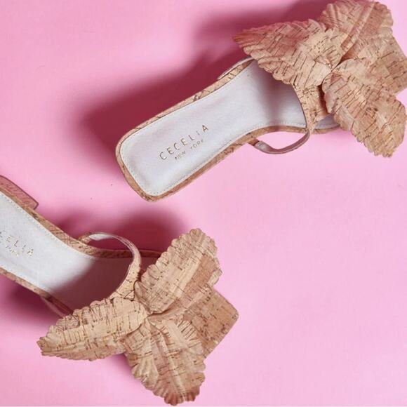 Cecelia Happy Cork Heels - Picture 1 of 7